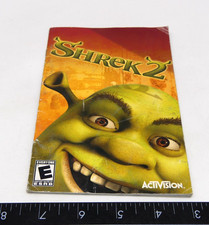 Authentic Shrek 2 Playstation 2 PS2 Game Manual Only