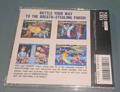 CD Neo Geo Art of Fighting 2 sellado de fábrica de Estados Unidos nuevo - Imagen 3 de 3