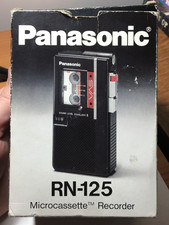 Vintage Panasonic Microcassette Recorder RN-125 - good condition!