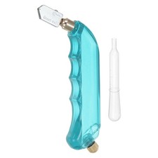Glass Cutter Pistol Grip 6mm-12mm Oil Feed Stained Glass Cutters Tool Blue