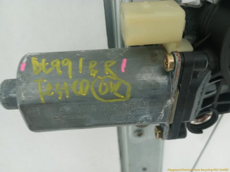 BMW 330xi E46 SEDAN Passenger Right Rear Door Window Regulator With Motor 01-05 - Image 3 of 4