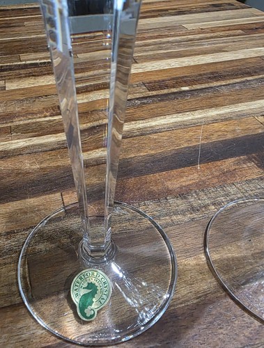 Coppia 2 Flauti Champagne Waterford Crystal Millennium Collection Peace Dove usati in ottime condizioni - Foto 5 di 9