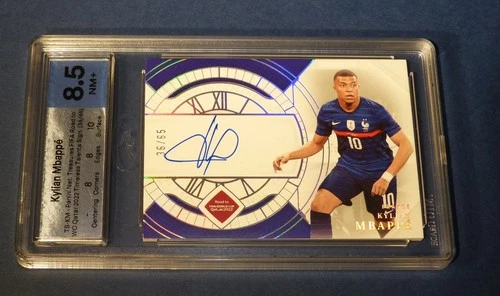Kylian MBappé 2022 Panini National Treasures FIFA World Cup Signature autograph