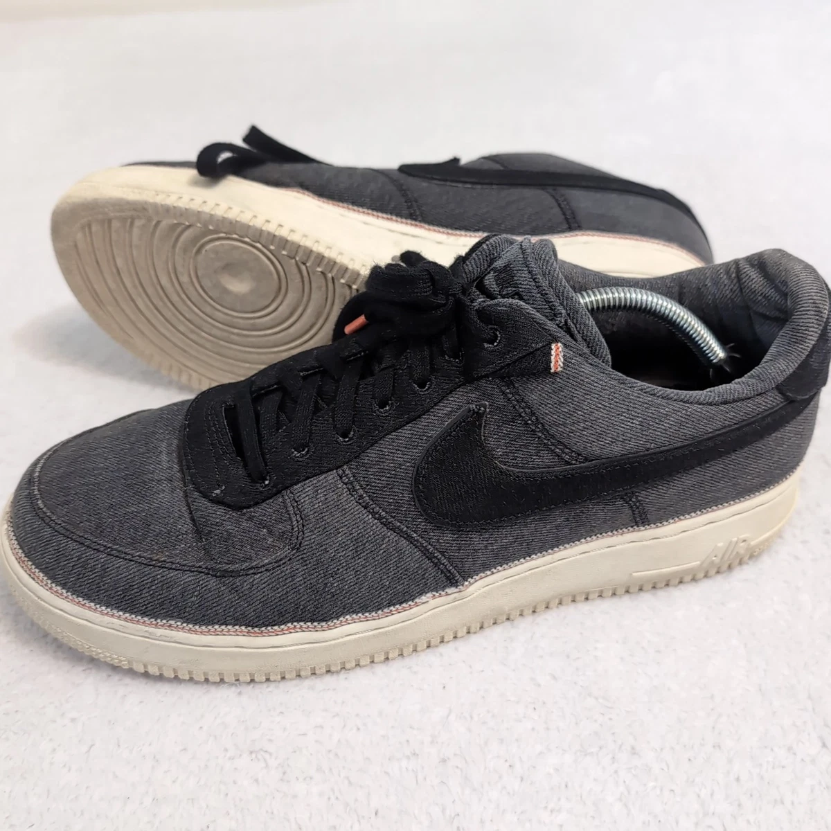Nike Air Force 1 '07 Low Black Denim for Sale | Authenticity