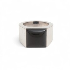 Cartier tank Onyx Ring 750(WG) 20.9g 49