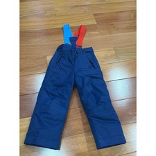 Boden Kids Navy Blue Ski Snow Bib Overalls Red Blue Straps Size 2-3Y