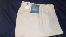 DOCKERS PLEATED FRONT CLASSIC TAPERED LEG KHAKIS MISSES SIZE 4 SHORT -STONE- NWT
