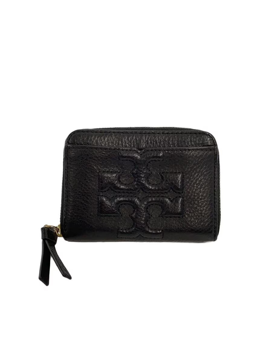 TORY BURCH Coin Case Leather Black Women's