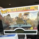 Funko Pop! Moments Star Wars Rey & Kylo Ren Glow Target Con Exclusive #758