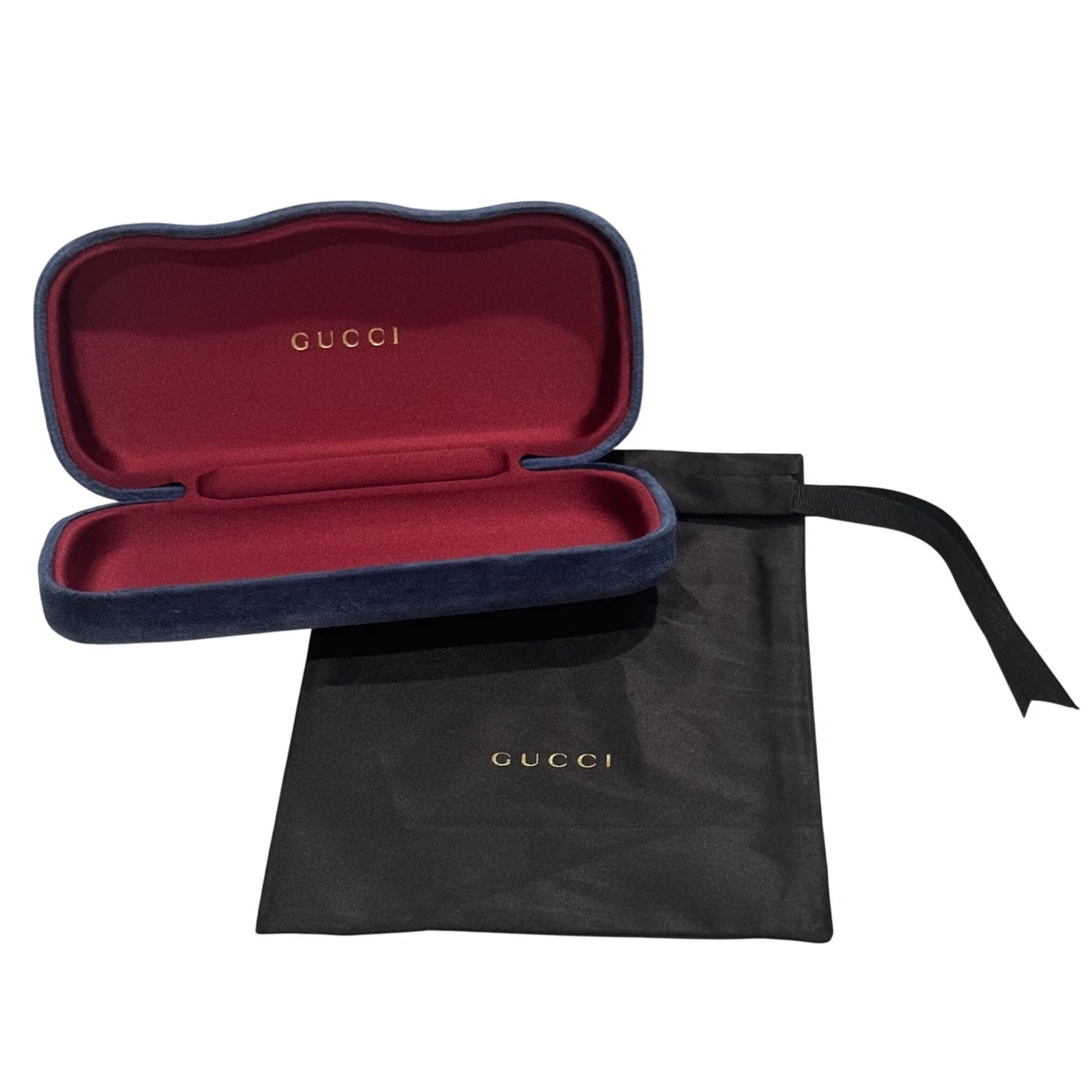EUC Authentic Gucci sunglasses with case and cloth and drawstring pouch Gucci GG 2210/S 30L – Vintage Frames Company main image 3