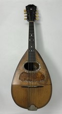 Antique Early 1900s MayFlower Bow Back Mandolin Naples Italy Antone Valletti