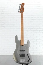 Sadowsky MetroExpress Vintage M/J Bass Guitar - Solid Silver Metallic, Roasted