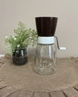 Federal Housewares Vintage Glass Nut Chopper Grinder