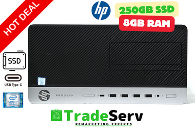 HP ProDesk 600 G4 MT PC  Intel i7-8700 8GB 250GB SSD  Win11Pro aktiviert