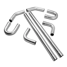 2.25'' Mild Steel Custom Exhaust Kit 16 Gauge Tubing Mandrel Bend Pipe 