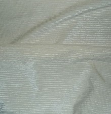 RAISED COTTON CHENILLE white tone on tone 2 yard new