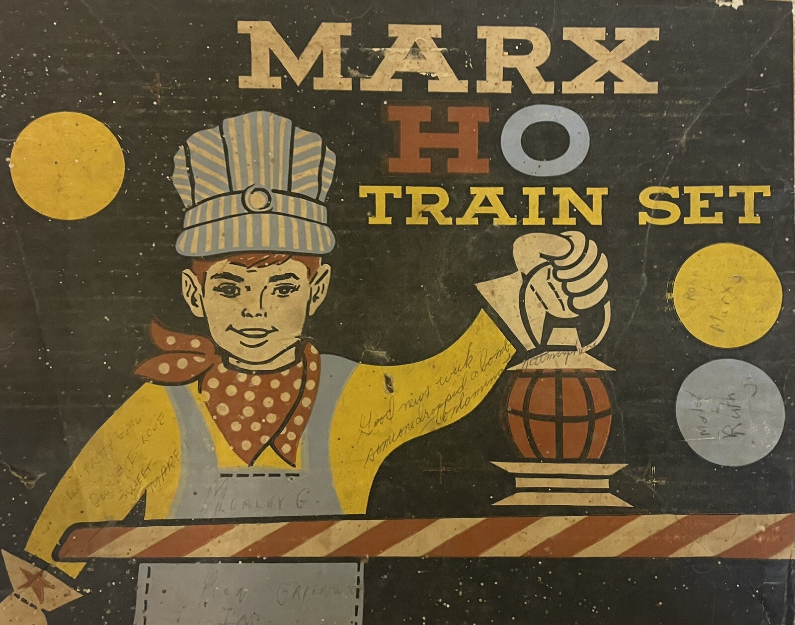 MARX 17523 TRAIN SET NEW YORK CENTRAL 040 STEAM ENGINE HO