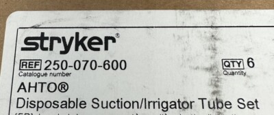 STRYKER 250 070 600 BOX OF 6