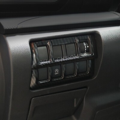 Für Subaru Forester Sk LHD Auto Carbon Faser Kopf Lichtschalter Kontrolle Cover