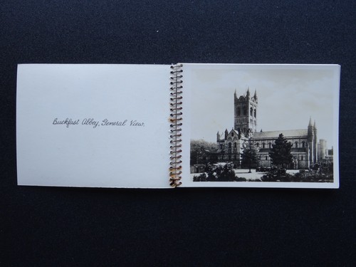 Devon Buckfastleigh 12 x BUCKFAST ABBEY c1960 RP Fotokarte Booklet von Valentine - Bild 2 von 14