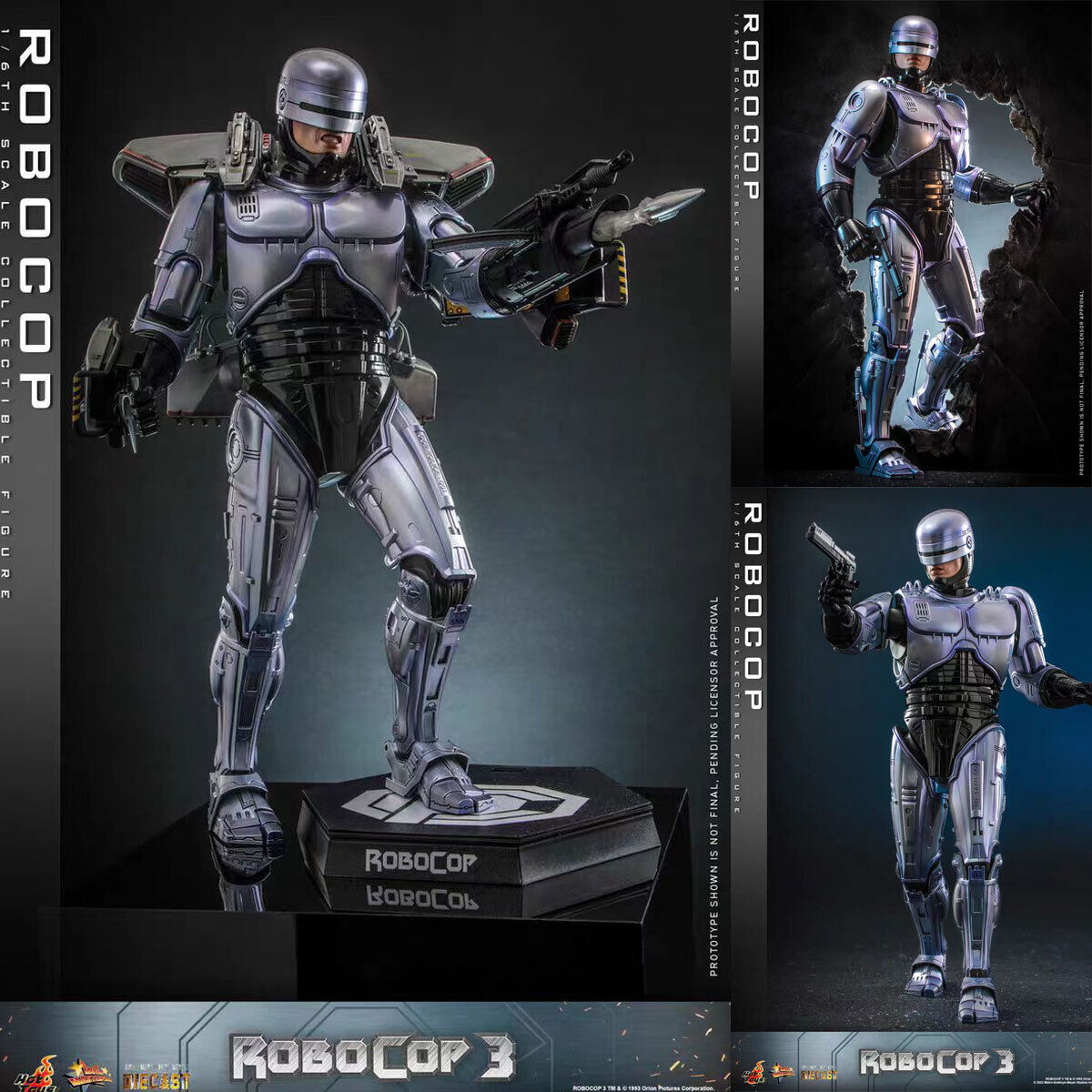 Hot Toys RoboCop 3 Normal Version 1/6 Scale Action Figure Hot Toys RoboCop 3 Normal Version 1/6 Scale Action Figure