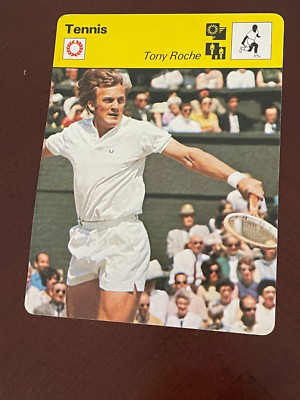 Tony Roche Autograph 1978 Sportscaster Card #38-20 Tony Roche - Australia -Tennis - MT | eBay