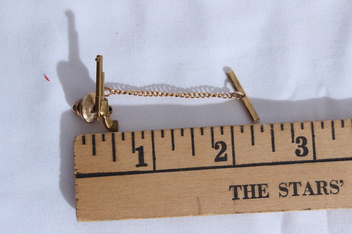 Colt Firearms SSA Tie Tack Single Action Army Gold tone View 5