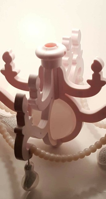 rose chandelier swing