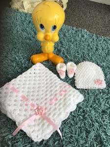 crochet dolls pram blanket