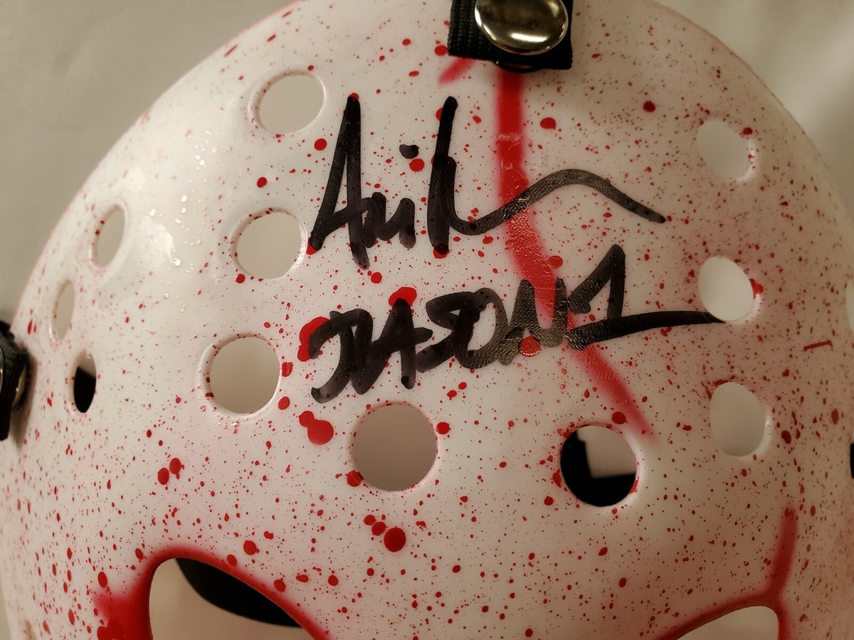 ARI LEHMAN SIGNED INSCRIBED JASON VOORHEES FRIDAY THE 13TH MASK