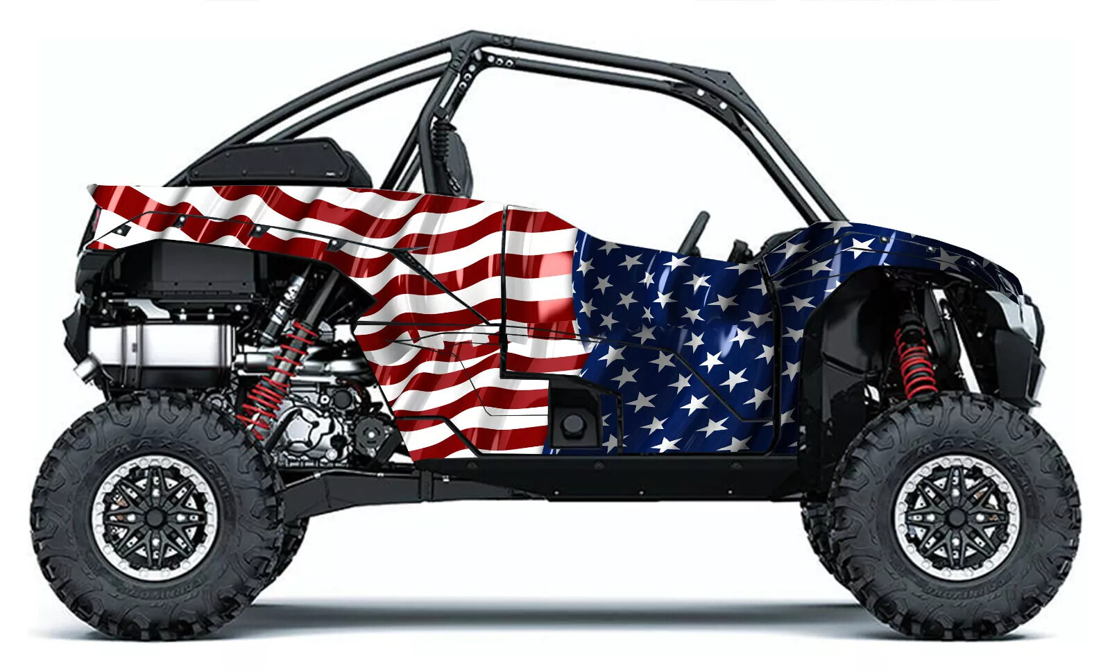 Graphic Kit Vinyl Wrap Decals Sticker Kawasaki Teryx KRX 1000 Design Genral 4th KGFX graphics kit