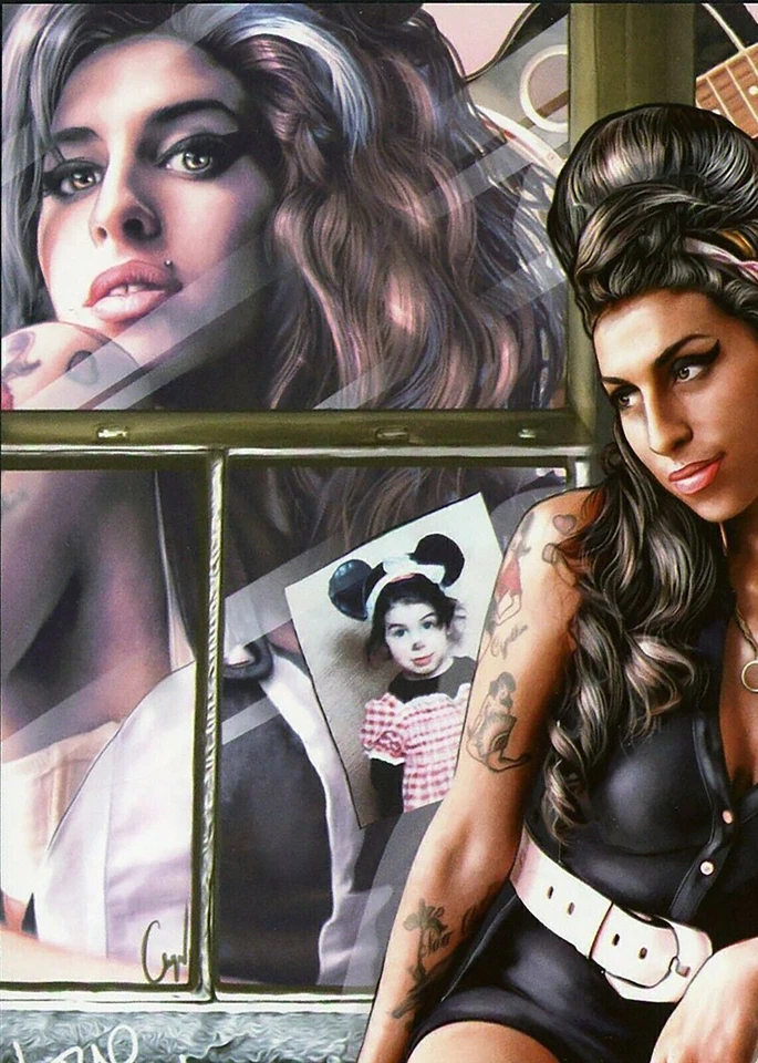 Hoja de recuerdo de leyenda musical homenaje sello Amy Winehouse MNH #5688 / Bl.978 Foto 4 de 4