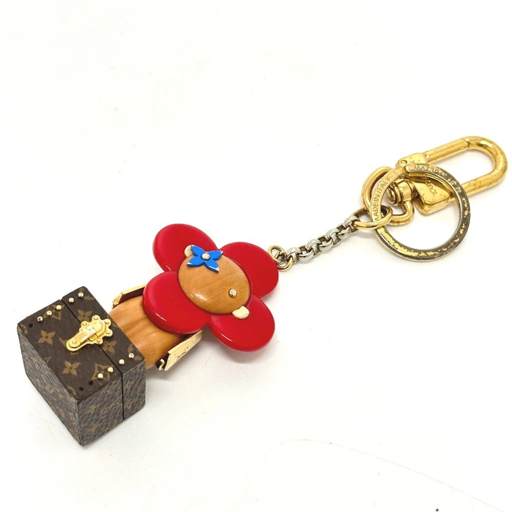 LOUIS VUITTON M67394 Porte Cles-Vivienne Key ring Key Holder Wood Red