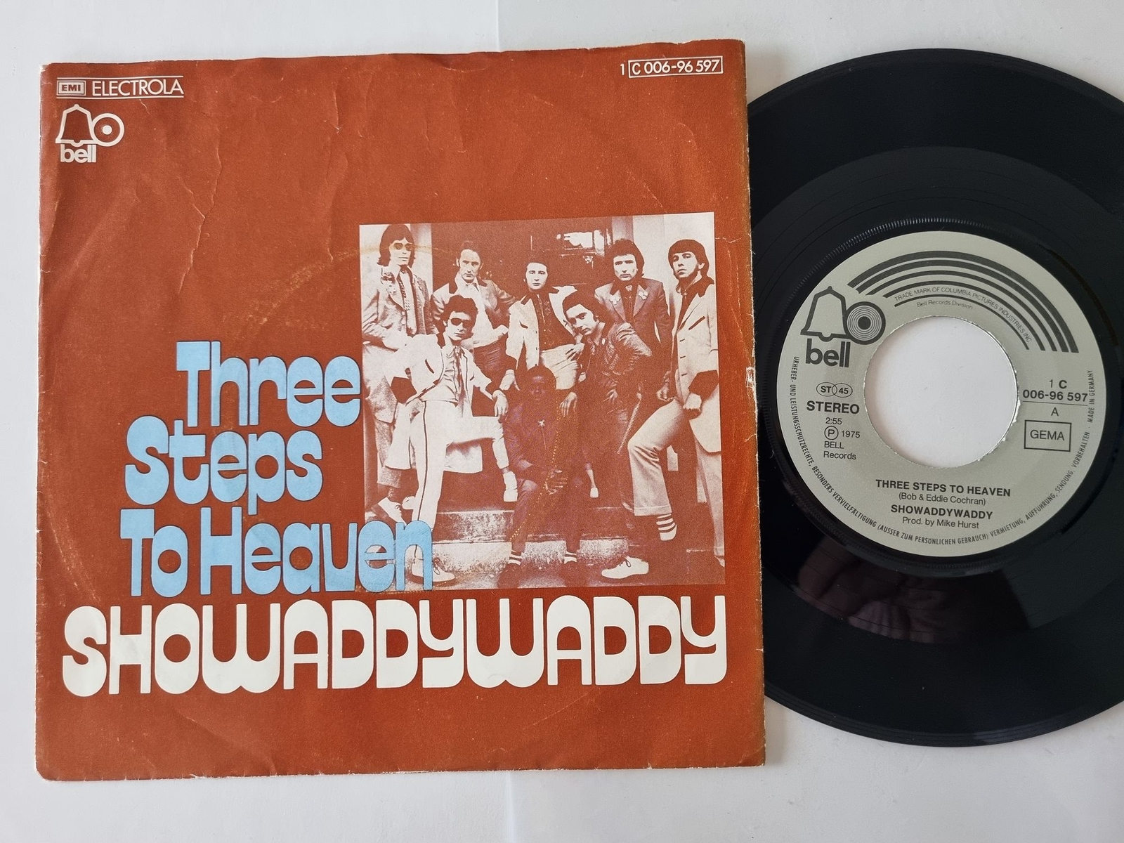 Showaddywaddy - Three Steps To Heaven 7'' Vinyl Germany