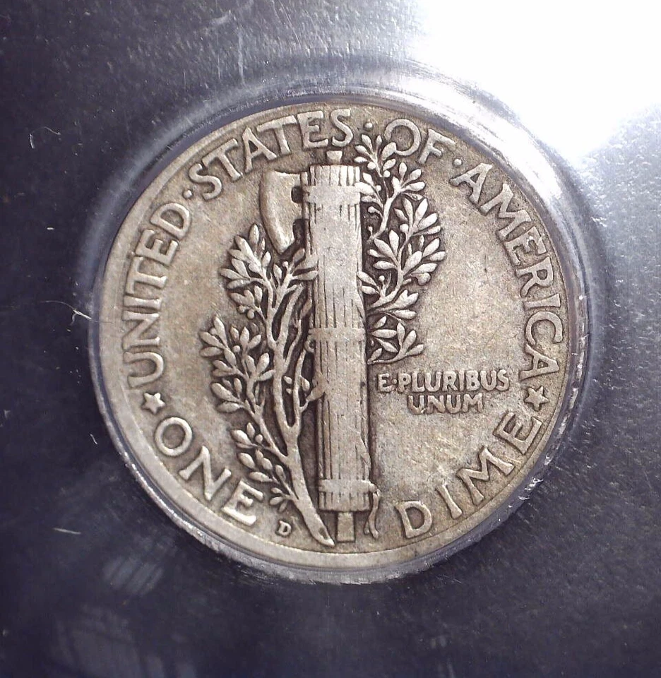 1921-D  Mercury Dime, ICG, VF20, Key Date, Issue Free - Image 4 of 4
