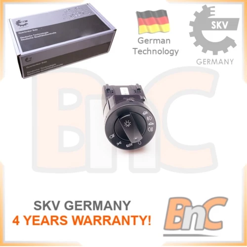 HEADLIGHT SWITCH AUDI SEAT OEM 8E0941531D5PR SKV GERMANY GENUINE HEAVY DUTY