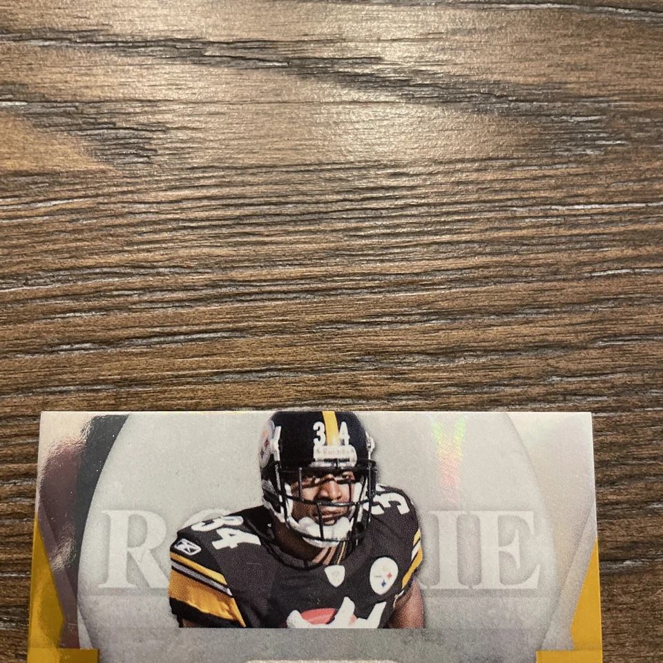 2008 Leaf Certified Materials Rashard Mendenhall Freshman Fabric Gold /25 Patch - Image 2 of 4