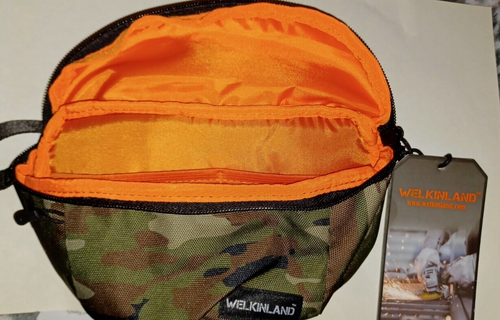 Welkinland small zippered bag camo fanny pack carry tactical green Gift NEW tags - Picture 2 of 5