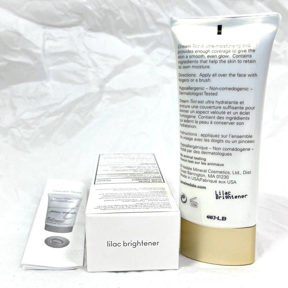 Crema hidratante tintada Jane Iredale Dream Tint FPS 15 50 ml/1,7 OZ ABRILLANTADOR LILA Foto 3 de 4