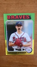 2024 topps heritage high number - Spencer Strider - Chrome 311/699 #443