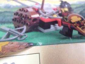 Lego 4806 Castle Kingdoms Bull Knights Axe Cart MANUAL ONLY