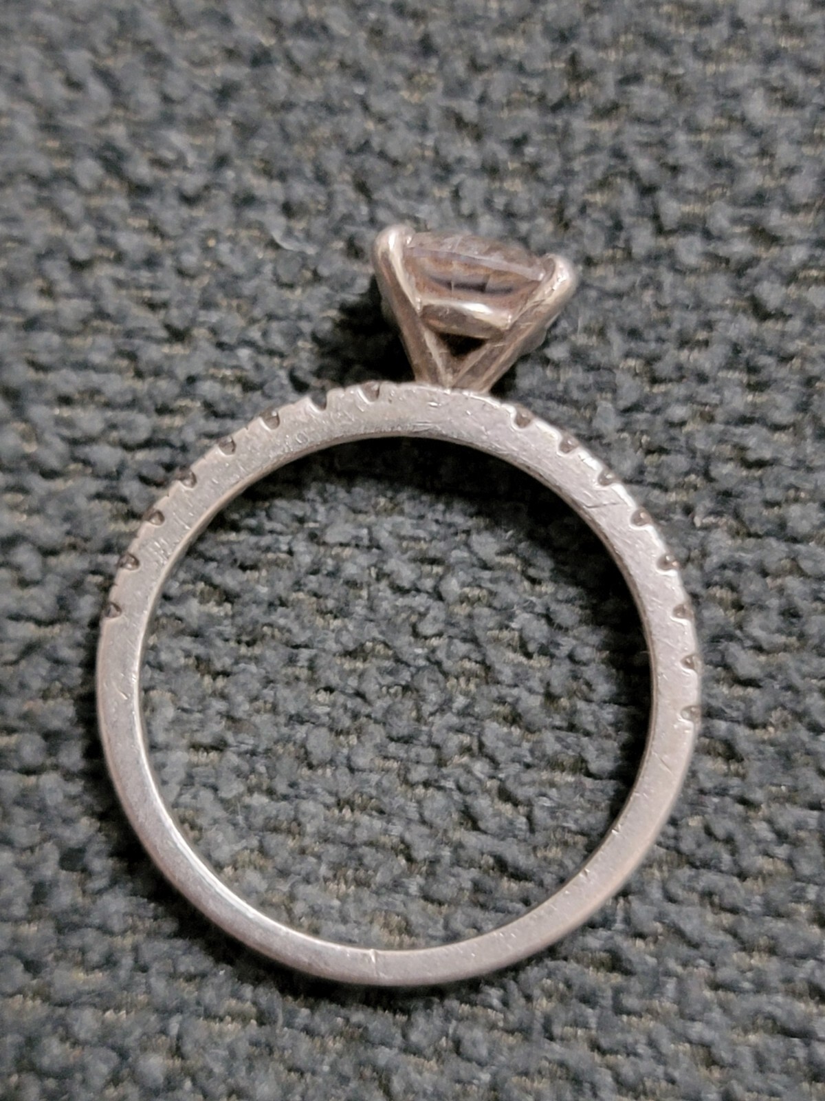 925 solid sterling silver ring. VVS1 Moissanite s… - image 4