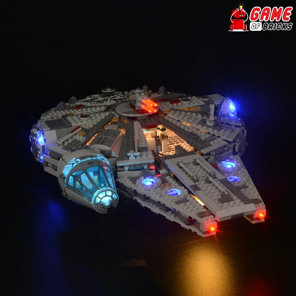 LED Light Kit for Millennium Falcon Compatible with LEGO 75105