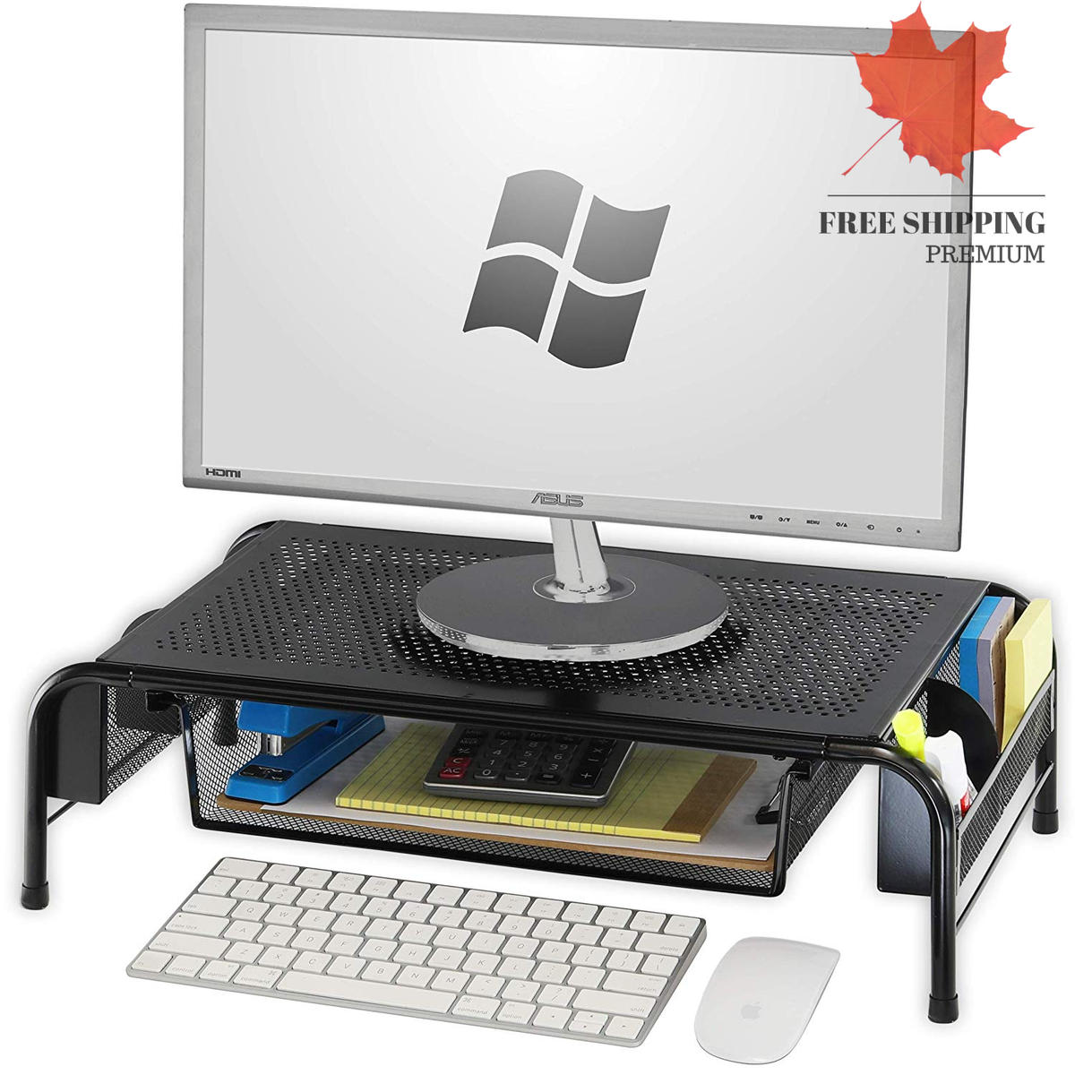 Computer Risers For Desk Pictor Monitor Riser Stand