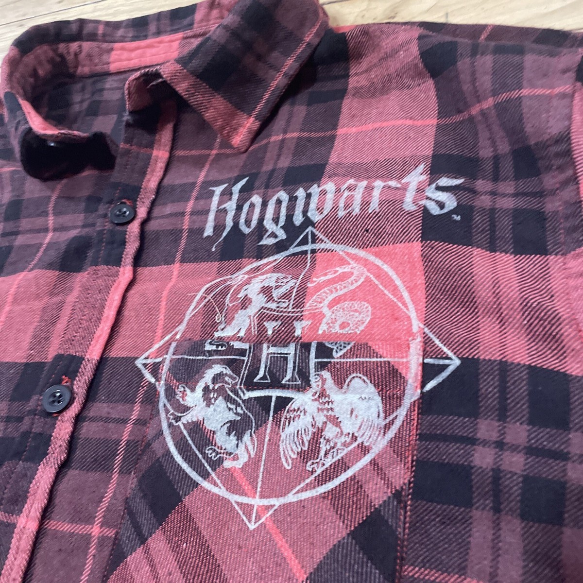 【DEARMINE】Weasley Check Shirt Men's Long Sleeve Slim Fit Navy Plaid Button Up Shirt In 100