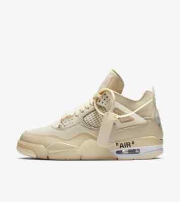 Air Jordan x Off-White 4 IV Retro Sail Virgil Abloh 11W 9.5 | eBay