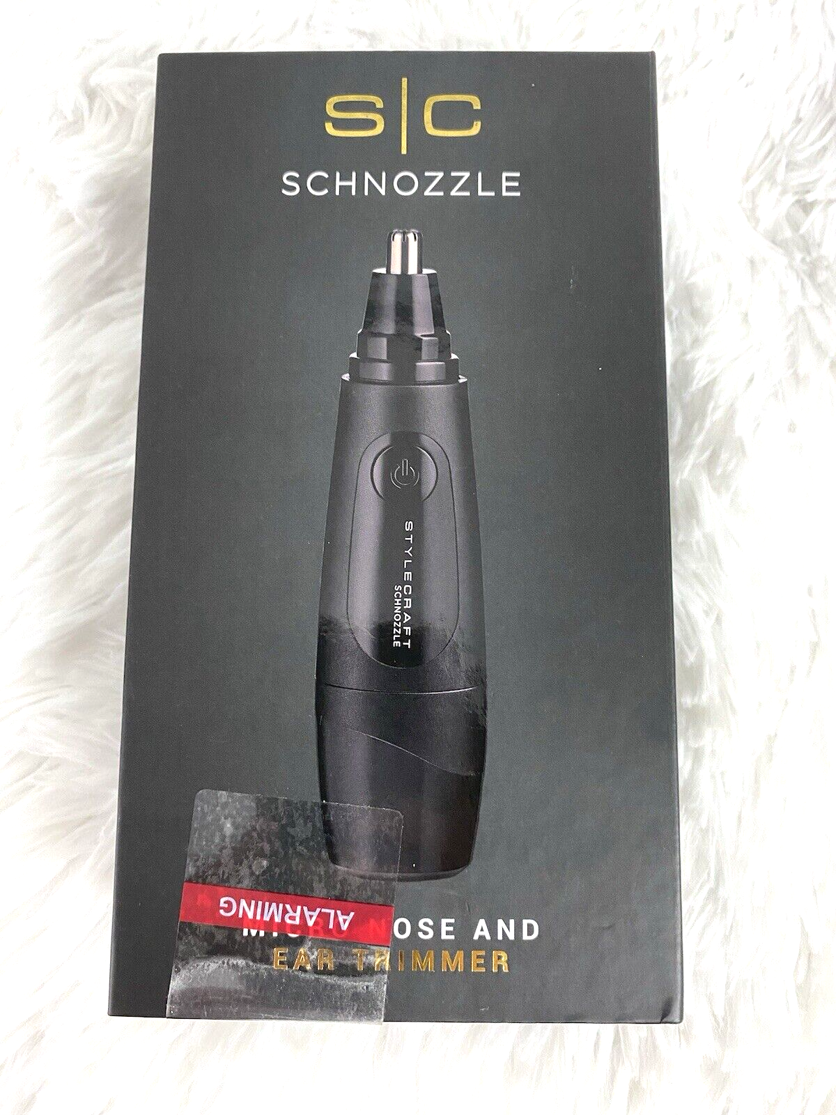 StyleCraft Schnozzle Nose & Ear Trimmer - Matte Black, Water Resistant