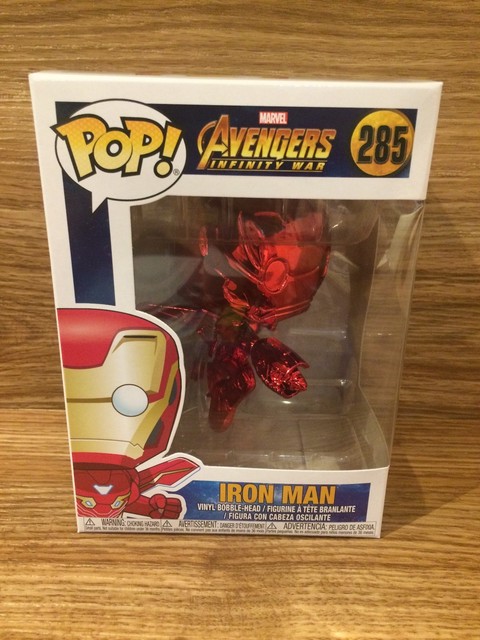 funko pop iron man chrome