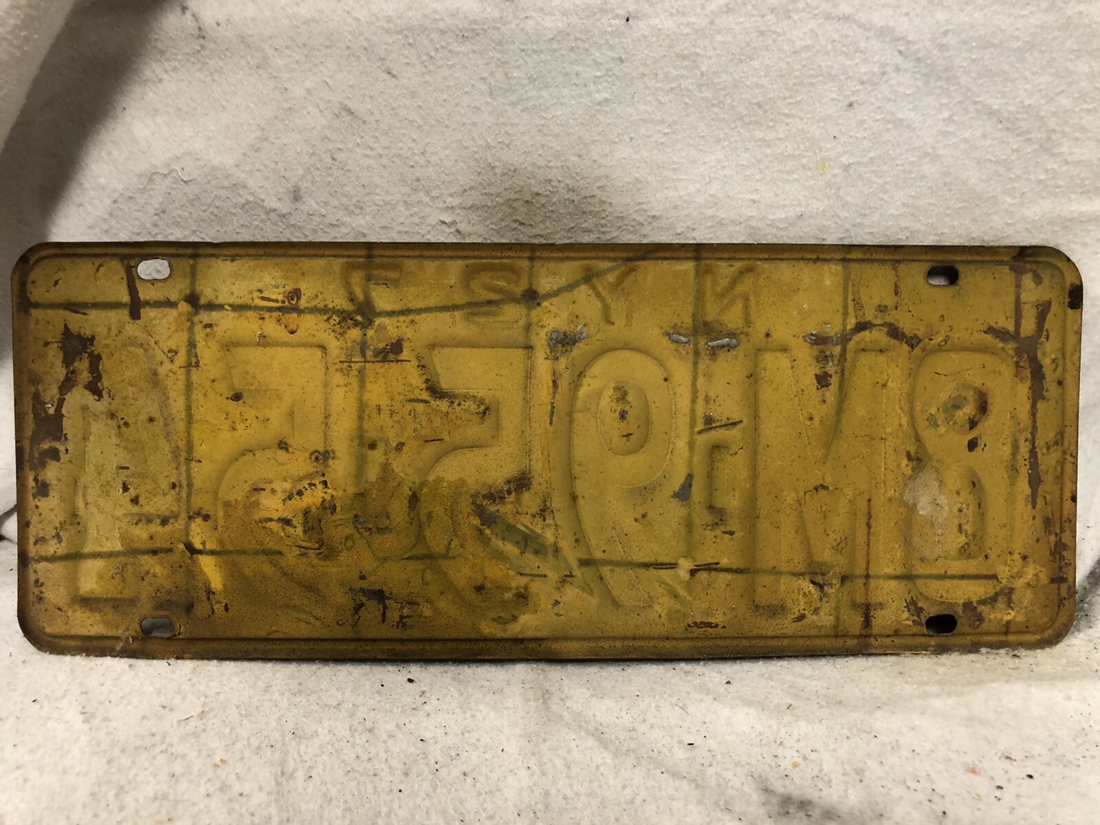 Vintage 1927 New York License Plate | eBay