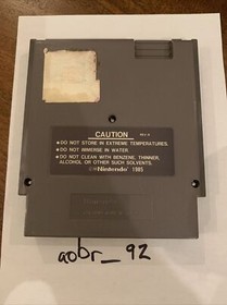 The Black Bass NES Cartridge Tested Authentic and Box